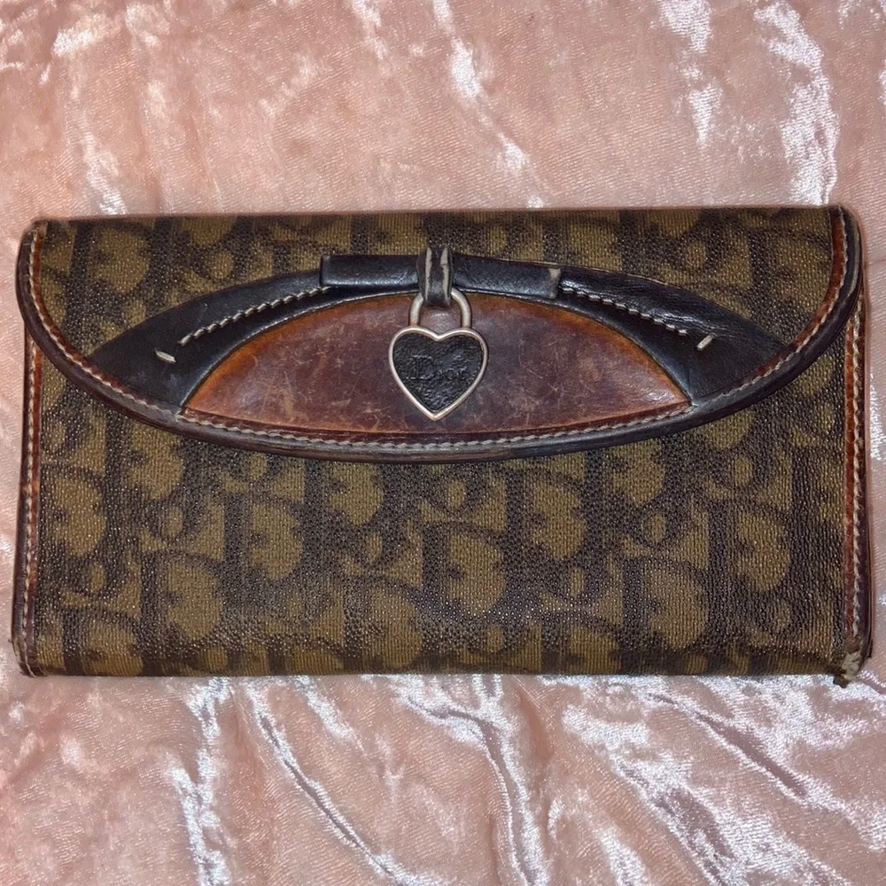 Dior trotter/oblique long zipper wallet, on trend